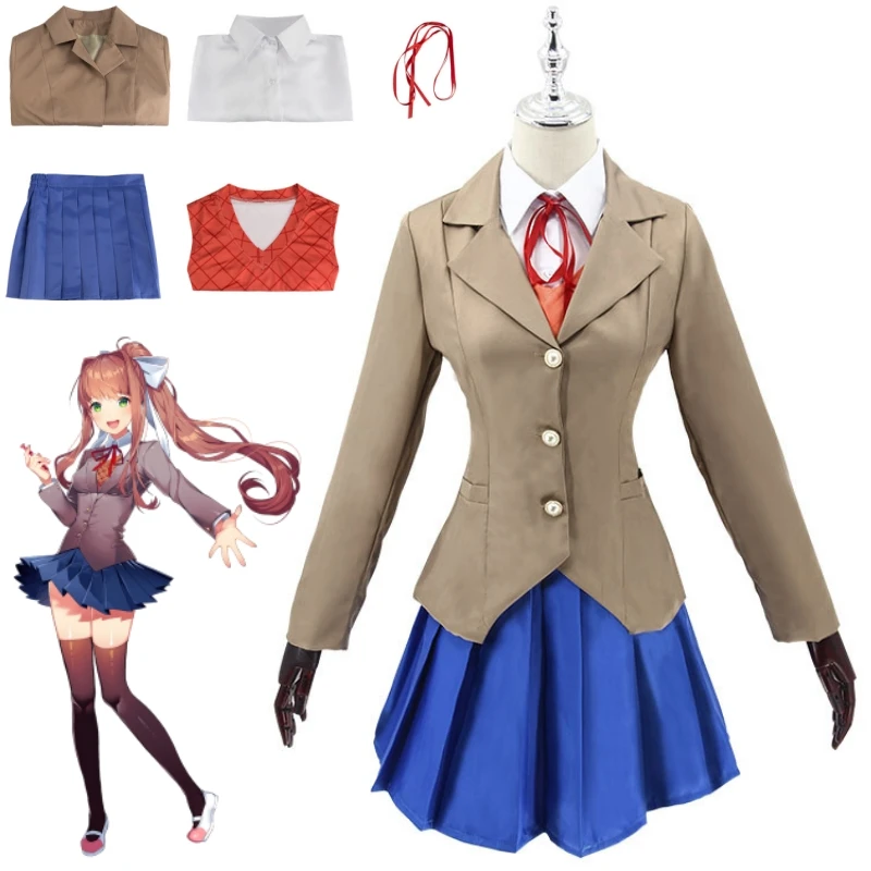 Knitted Vest Women - Anime Doki Doki Literature Club Cosplay