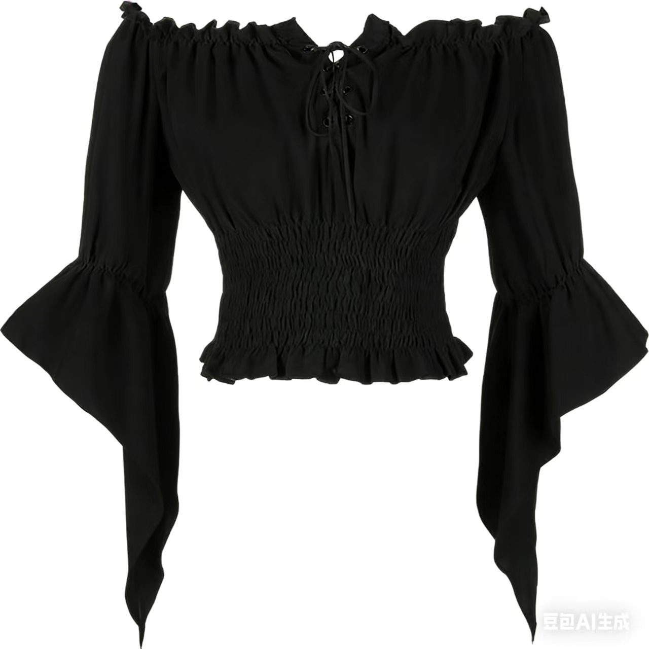 Corset Top Boned - Renaissance Medieval Aristocratic Attire Women Vintage