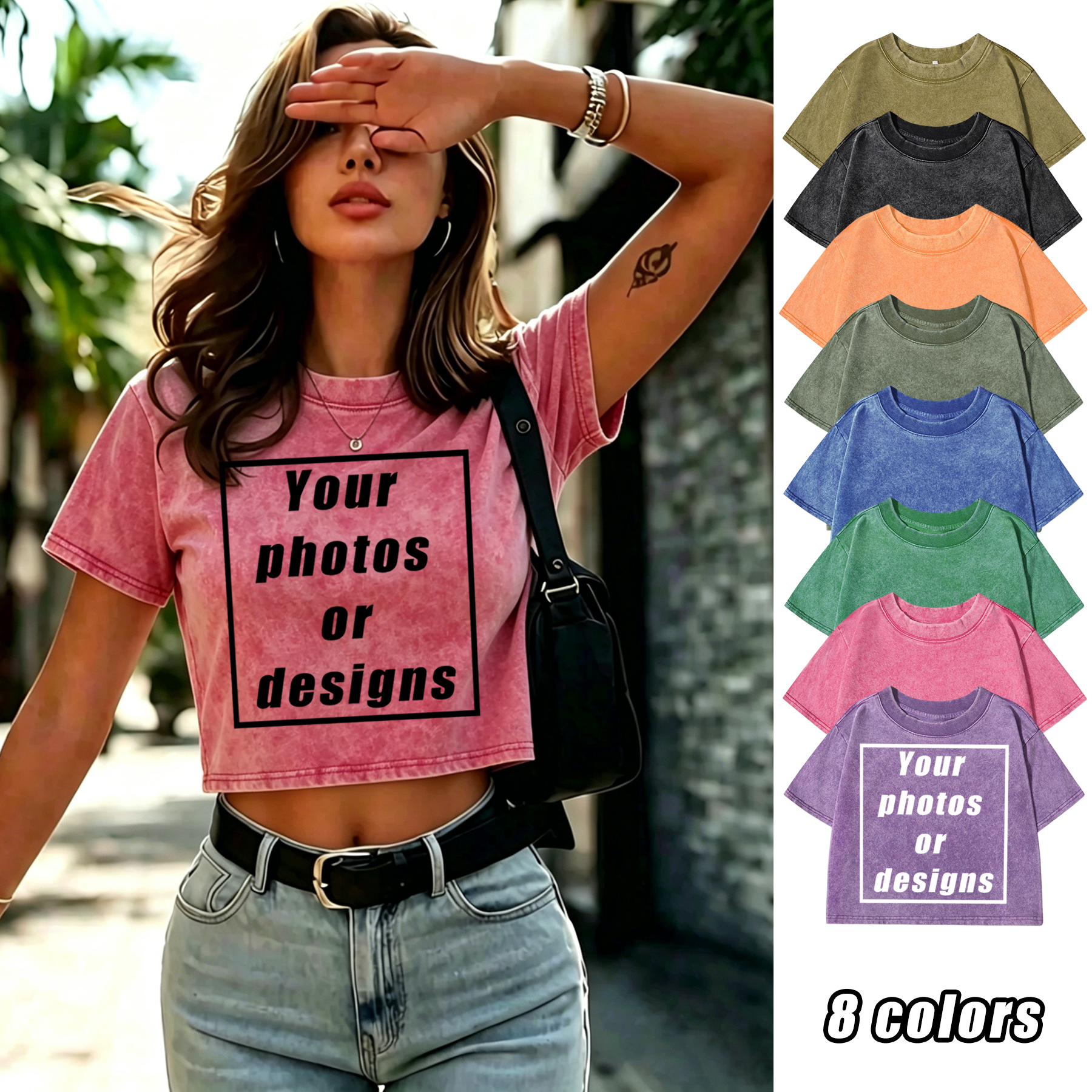 Women'S Fashion Graphic Tees - Custom Graphic Logo Retro T Shirts