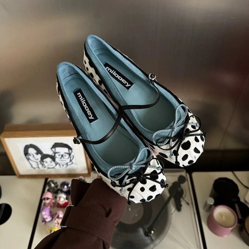 Women'S Fashion Trends - 2026French Flat Bottomed Rotundity Toe Ballet