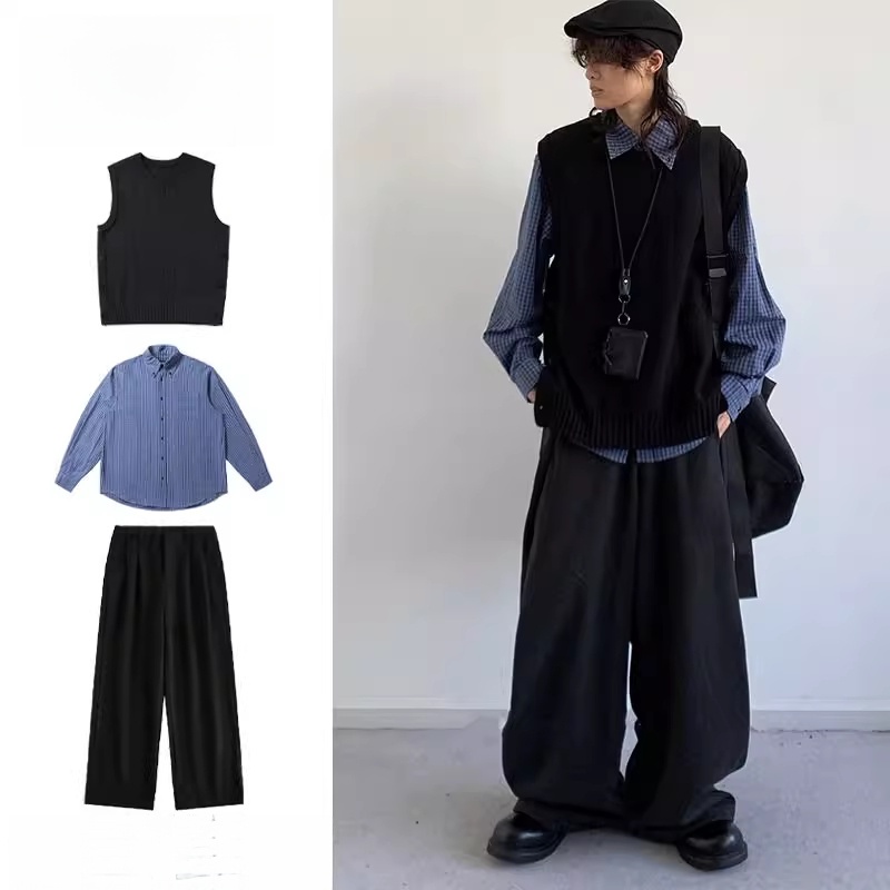 Knitted Vest Women - Bla Knitted Vest Set for Men