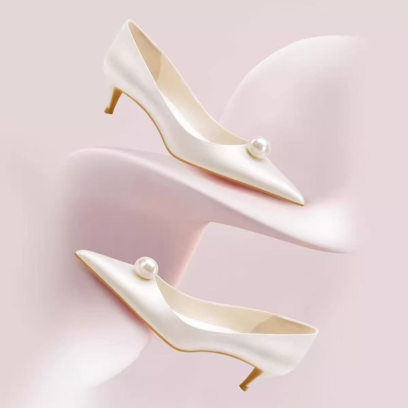 Women Fashion Designers - 2026 New Luxury Designer White Satin