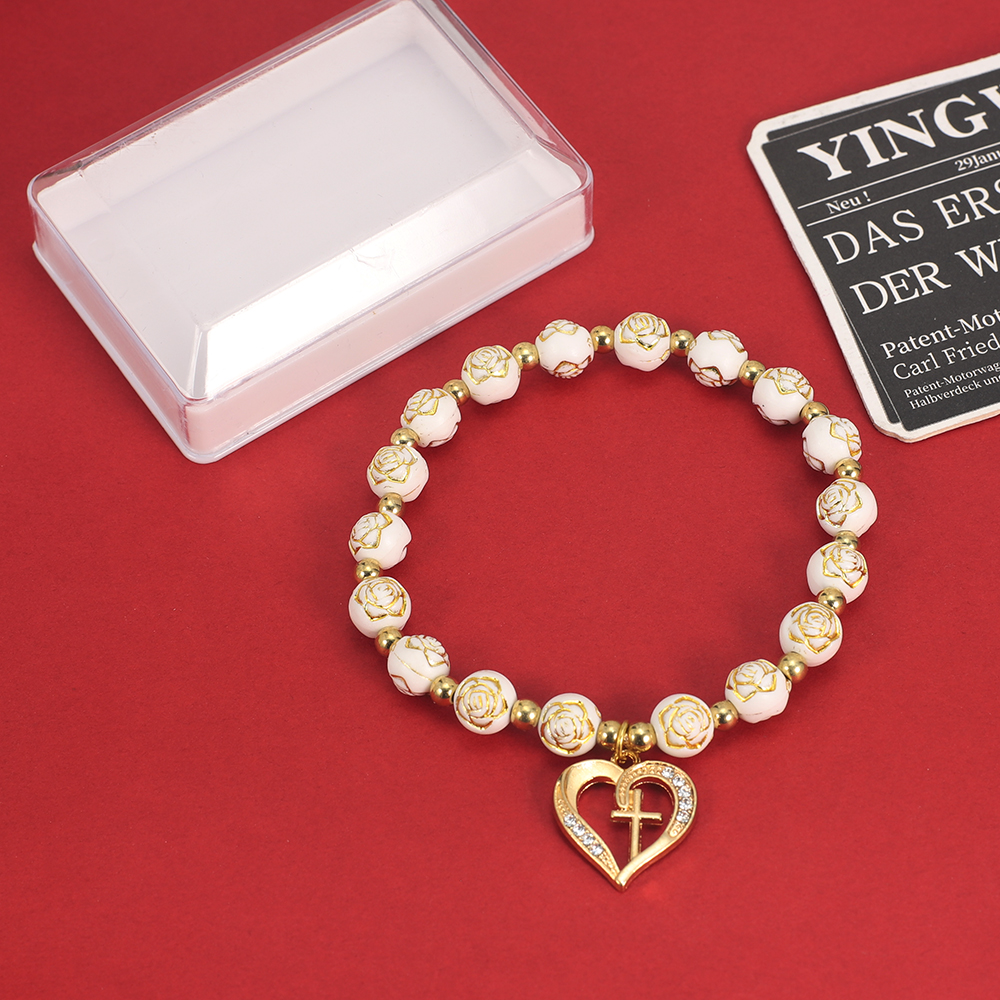 Exquisite Heart shaped cross R - Women'S Fashion Vogue 리뷰 및 가격