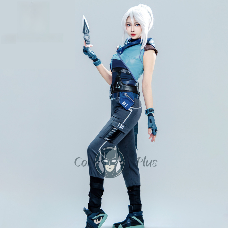 Game Valorant  Jett Cosplay Co - Knitted Vest Women 리뷰 및 가격