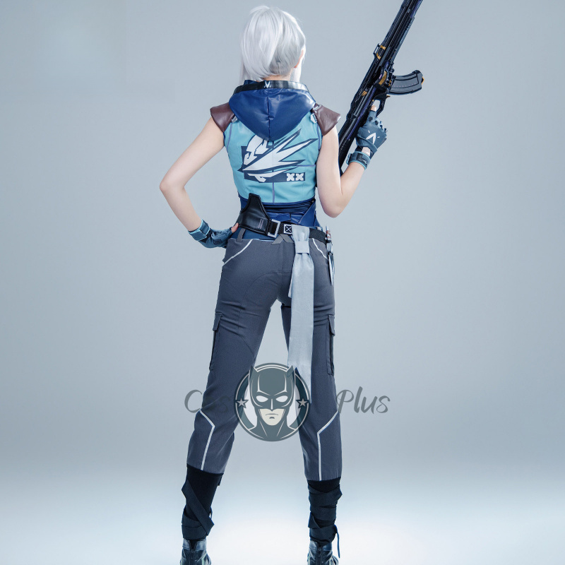 Game Valorant  Jett Cosplay Co - Knitted Vest Women 리뷰 및 가격