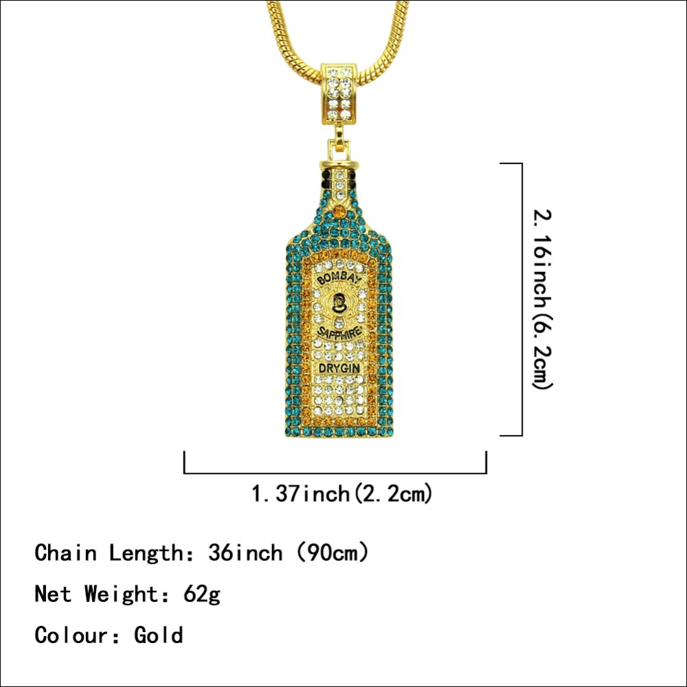 Big Wine bottle Necklaces Full - Women'S Fashion Vogue 리뷰 및 가격