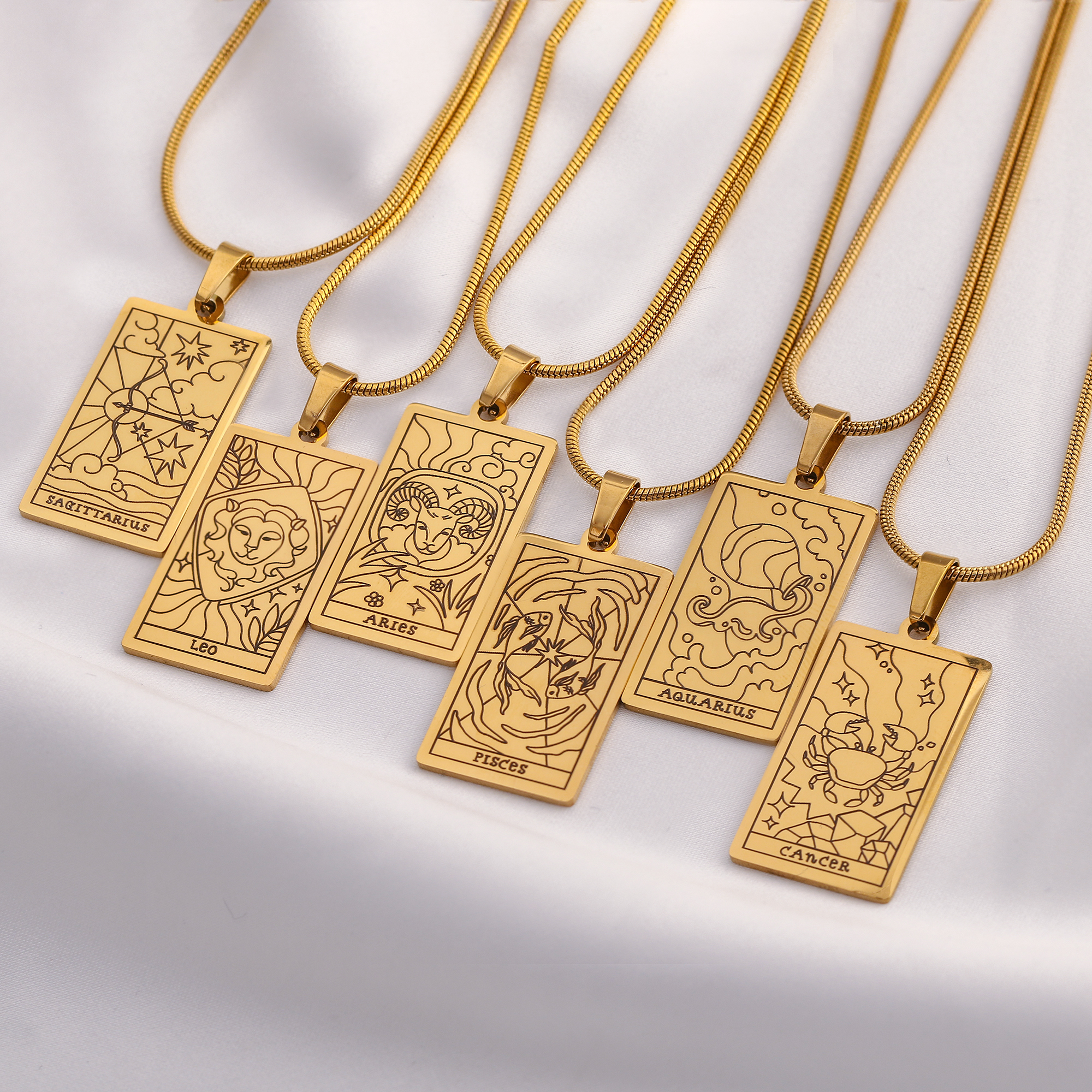 Zodiac Sign Necklace Stainless - Women'S Ysl Fashion 리뷰 및 가격