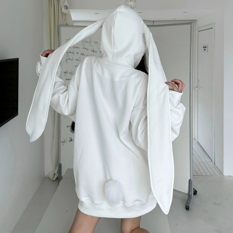 2025 Autumn Kawaii Bunny Big E - Women'S Fashion Zip Hoodie 리뷰 및 가격