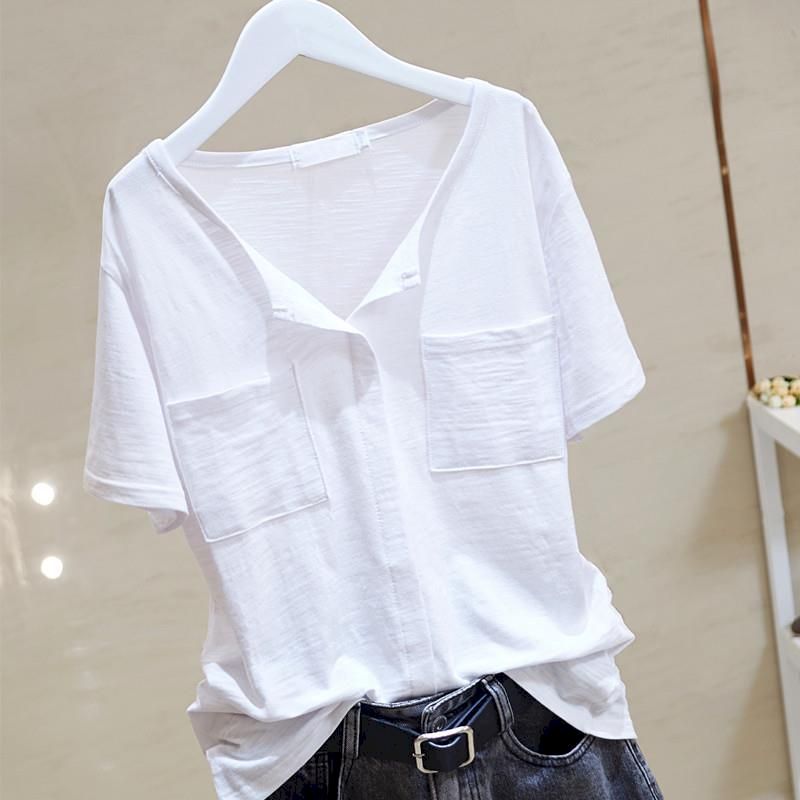 Summer Trend Slub Cotton T Shi - Women'S Fashion Trends Summer 2025 리뷰 및 가격