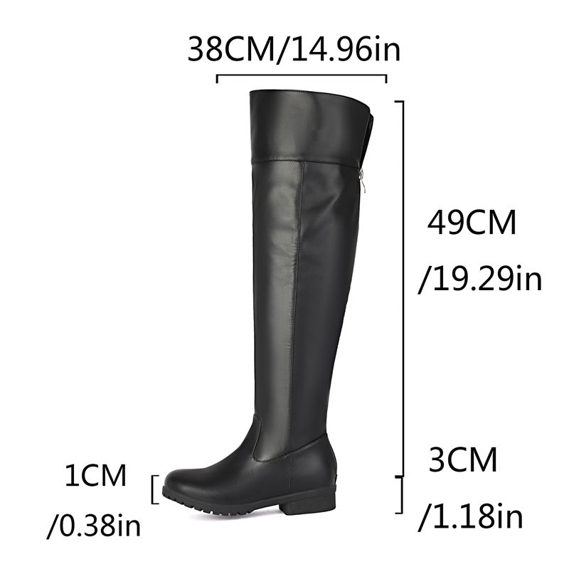 Fashion Women Thigh Boots Roun - Women Fashion Over 50 리뷰 및 가격