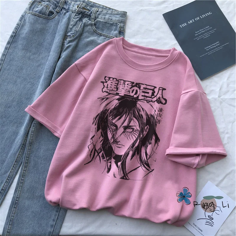 Attack On Titan AOT T-Shirt Wo - Women'S Fashion Vogue 리뷰 및 가격