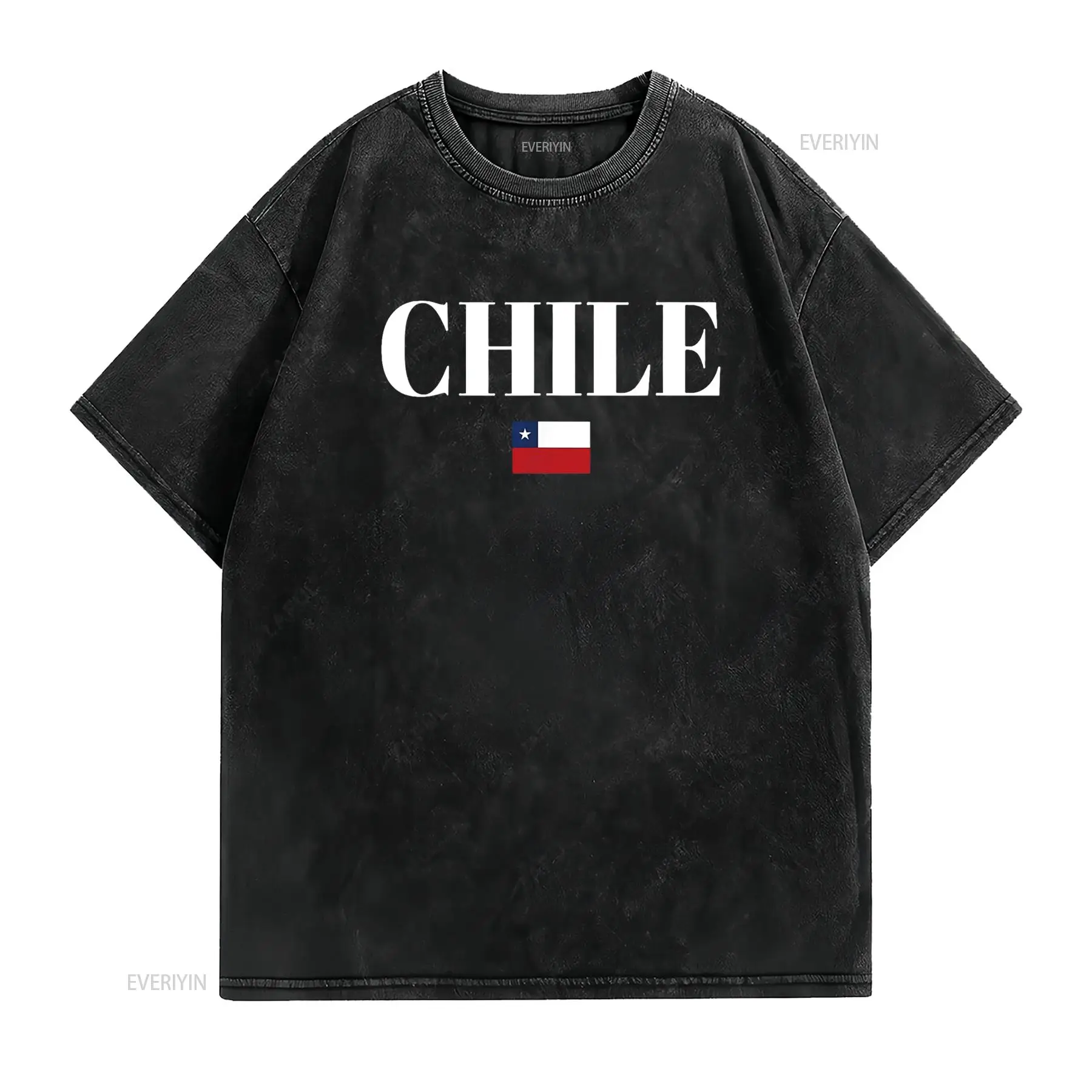 CHILE Flag Women T Shirt vinta - Women'S Fashion Graphic Tees 리뷰 및 가격