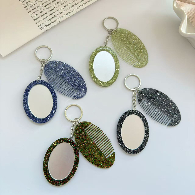 Oval Comb Mirror Keychain Pend - Women'S Ysl Fashion 리뷰 및 가격