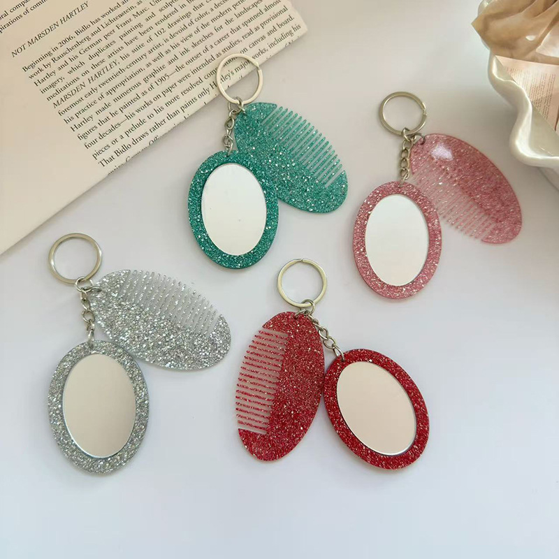 Oval Comb Mirror Keychain Pend - Women'S Ysl Fashion 리뷰 및 가격