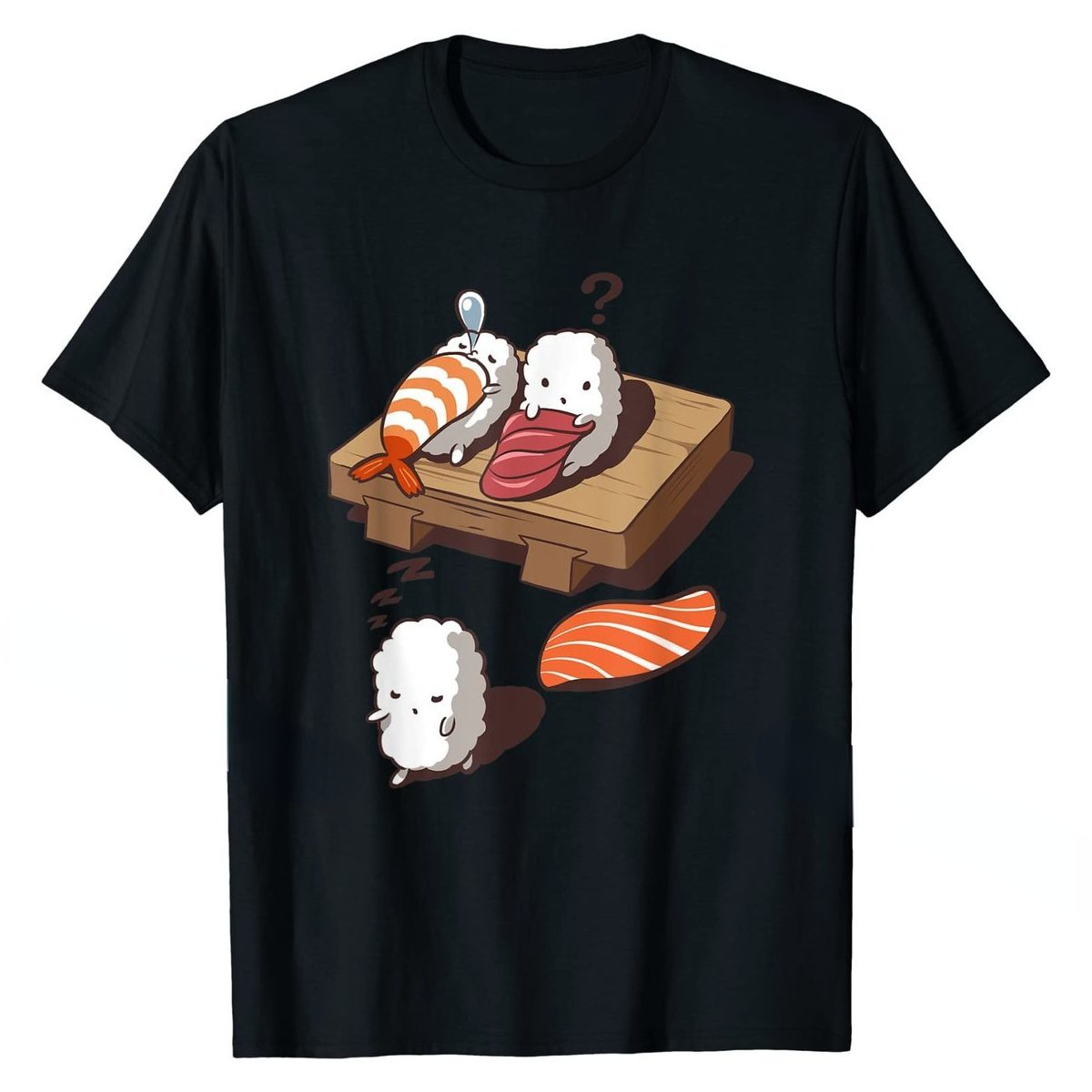 Funny Japanese Nigiri Sushi Sl - Women'S Fashion Graphic Tees 리뷰 및 가격