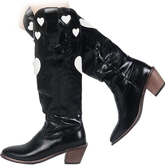 Fashion Love Heart Chunky Heel - Winter Fashion Women Boots 리뷰 및 가격