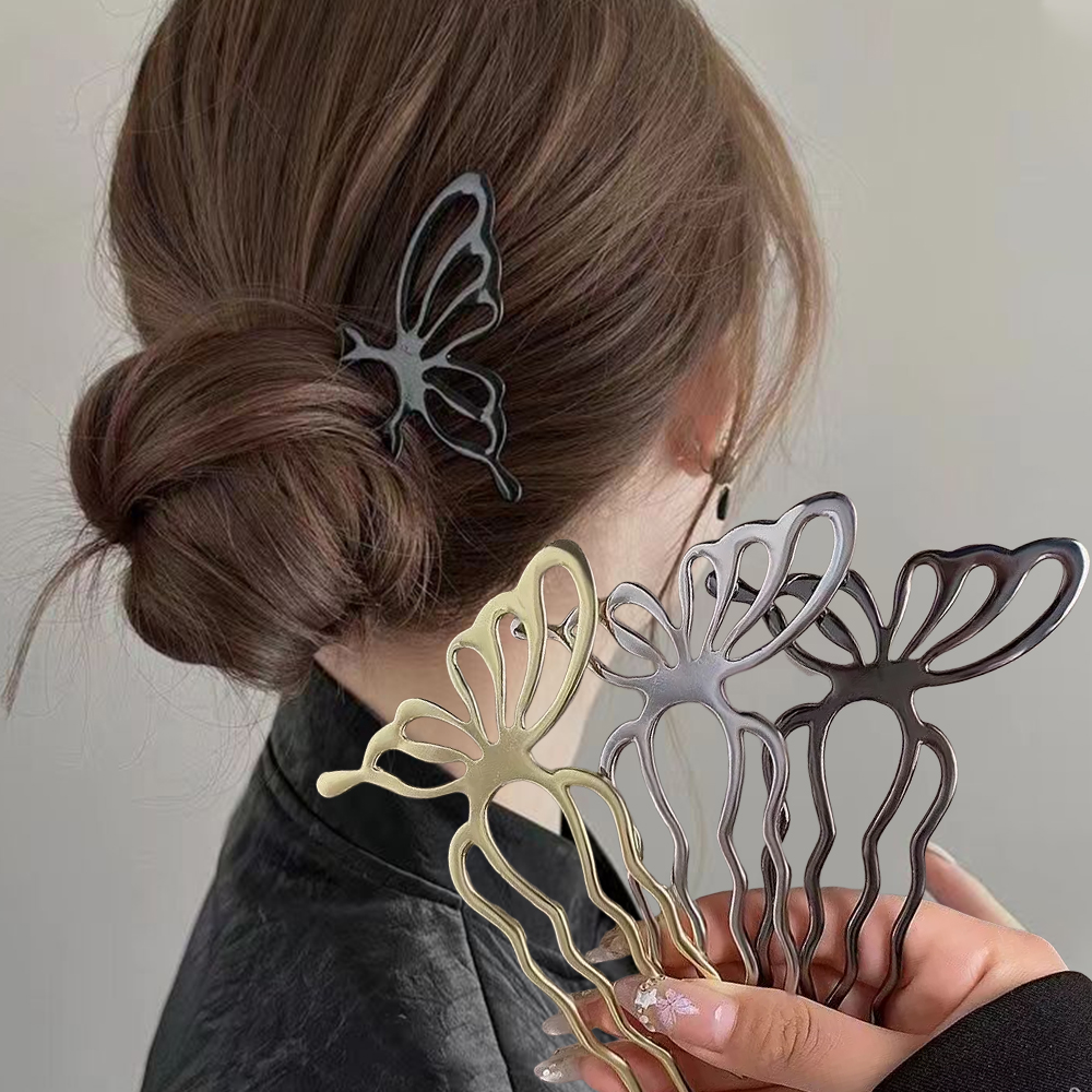 Korean Butterfly U Shape Hair  - Women'S Fashion Korea 리뷰 및 가격