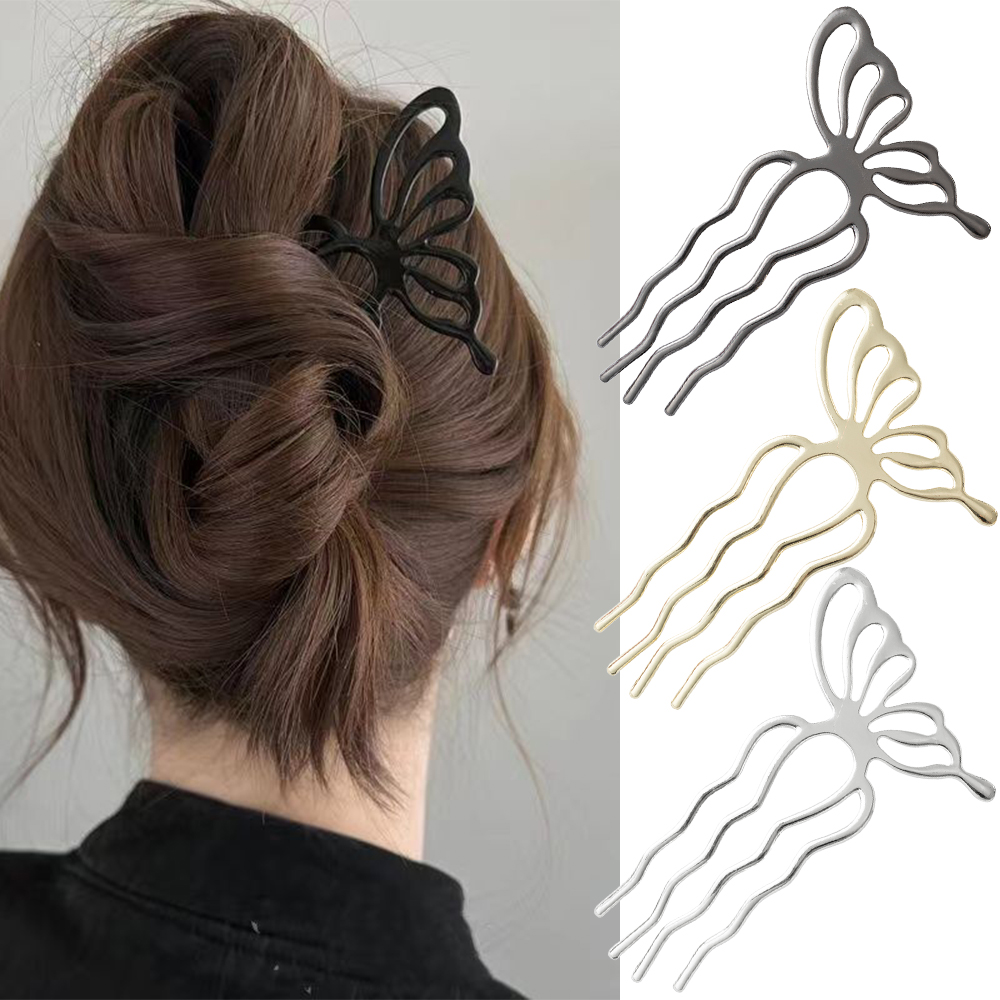 Korean Butterfly U Shape Hair  - Women'S Fashion Korea 리뷰 및 가격
