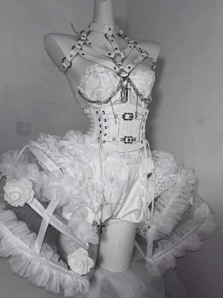 Lolita Costume Flower Bone Hea - Corset Top Boned 리뷰 및 가격