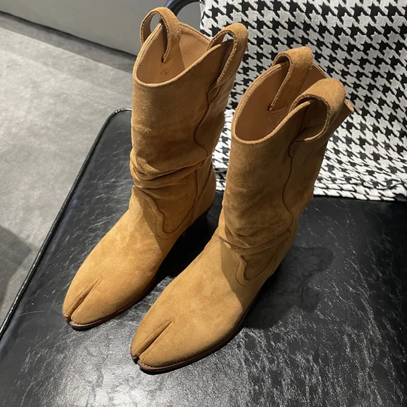 Fashion Vintage Boots Split To - Women'S Fashion Korea 리뷰 및 가격