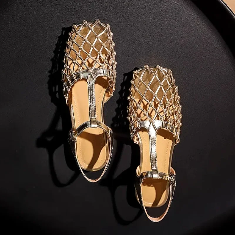 Women Weave Mesh Sandals Squar - Women'S Fashion Trends Summer 2025 리뷰 및 가격