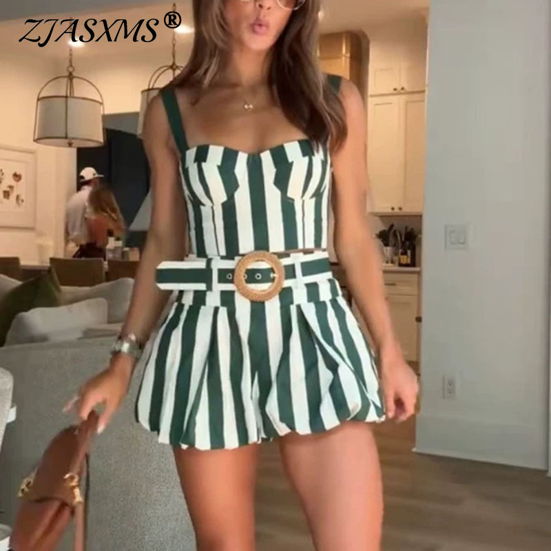 Summer Sleeveless Striped Two- - Corset Top Boned 리뷰 및 가격