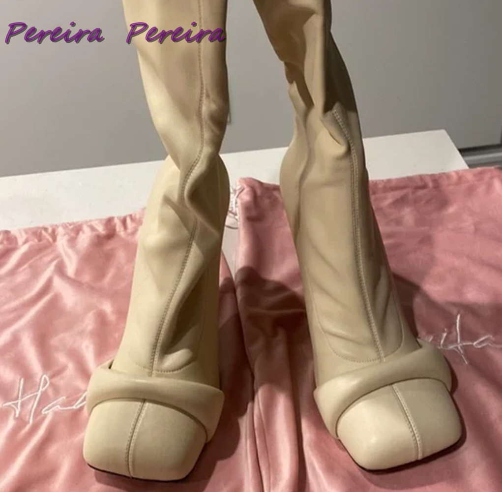 Solid Strange Style Knee-High  - Winter Fashion Women Boots 리뷰 및 가격
