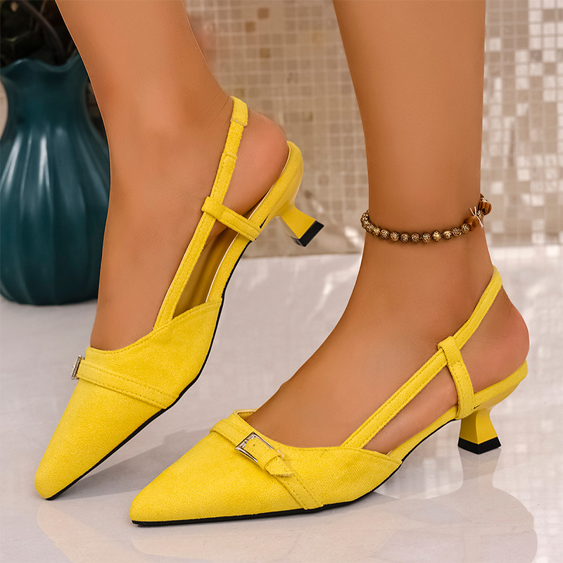 Fashion Yellow High Heels Sand - Women'S Fashion Summer 2025 리뷰 및 가격