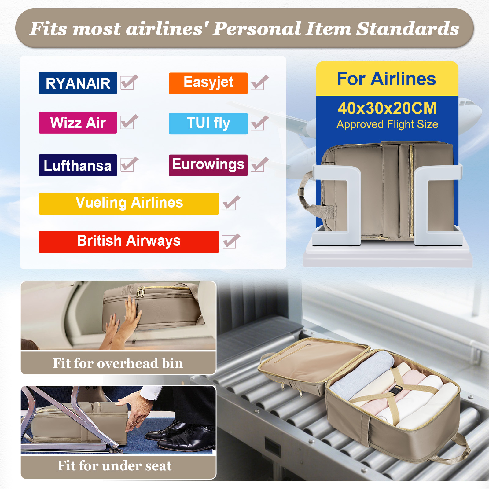 Ryanair 40x30x20 Travel Backpa - Women'S Fashion Trends 리뷰 및 가격
