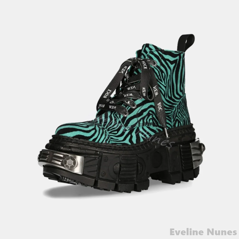 Retro Contrast Color Leopard P - Winter Fashion Women Boots 리뷰 및 가격