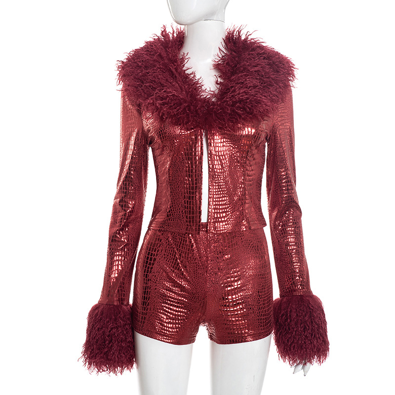 Red Serpentine Metallic Gildin - Women'S Fashion Gilded Age 리뷰 및 가격