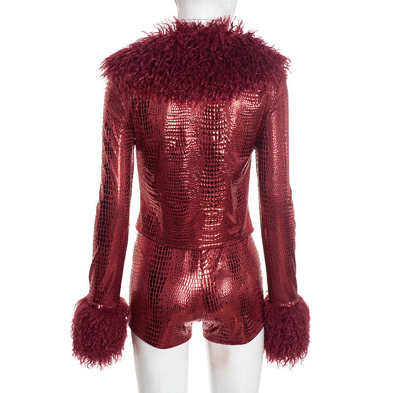 Red Serpentine Metallic Gildin - Women'S Fashion Gilded Age 리뷰 및 가격
