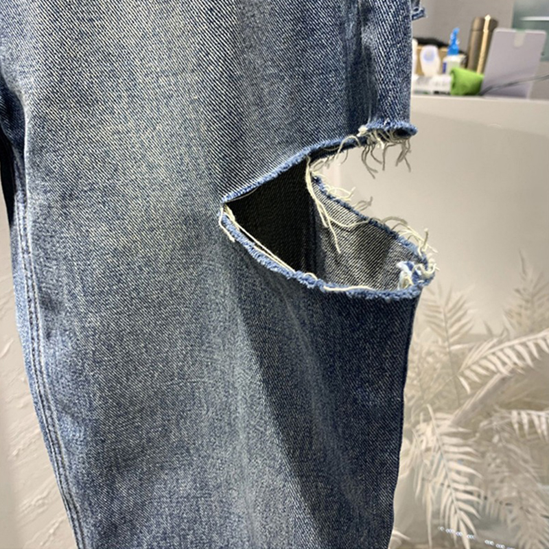 Summer Women Ripped Jeans High - Women'S Fashion Korea 리뷰 및 가격