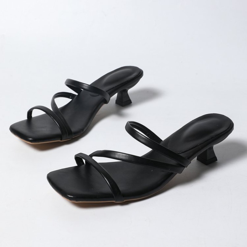 Kitten Heel Women Slippers Fas - Women'S Fashion Korea 리뷰 및 가격