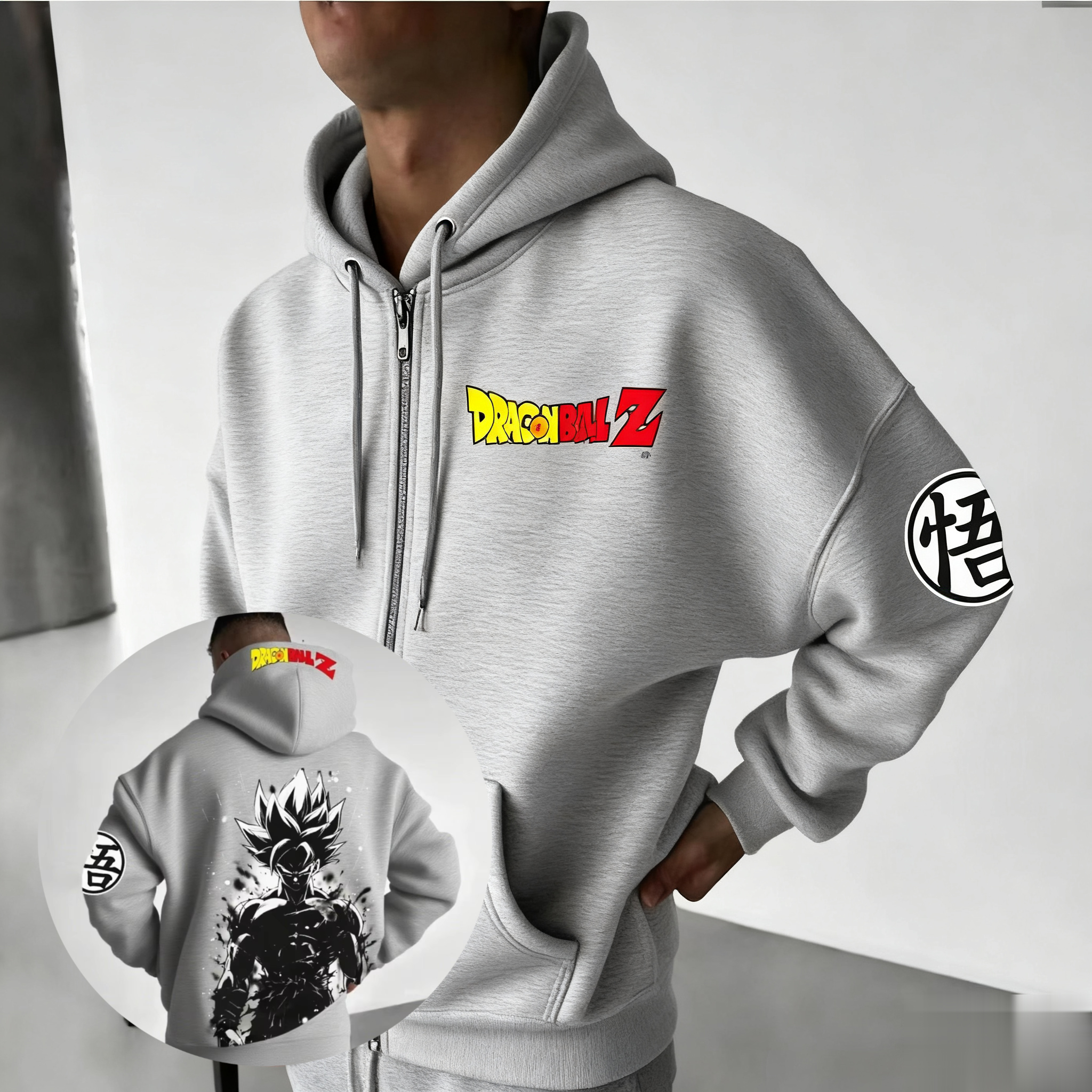 New Dragon Ball Goku Anime Zip - Women'S Fashion Zip Hoodie 리뷰 및 가격