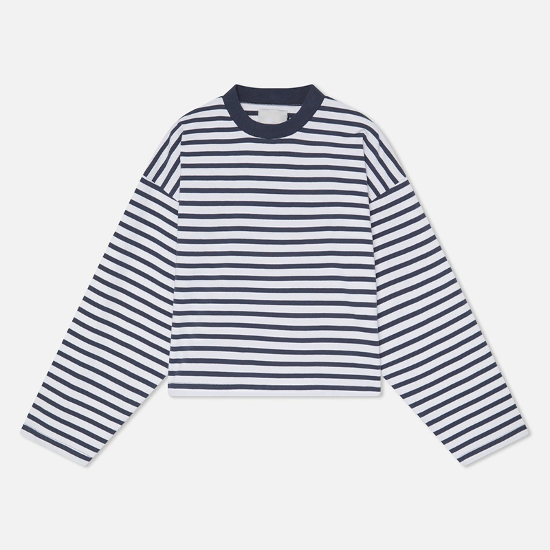 SCFFRS Striped Sweatshirt Tops - Women'S Fashion Trends 리뷰 및 가격