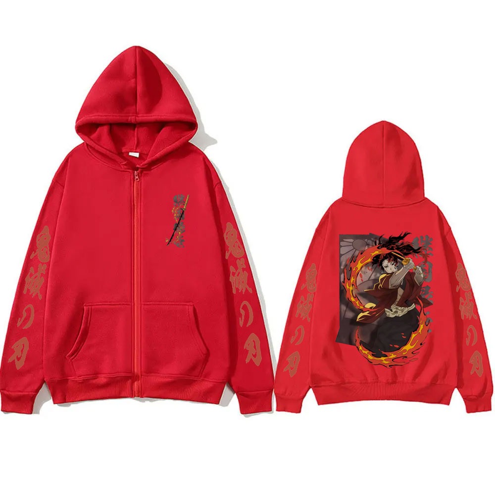 New Demon Slayer Tsugikuni Yor - Women'S Fashion Zip Hoodie 리뷰 및 가격