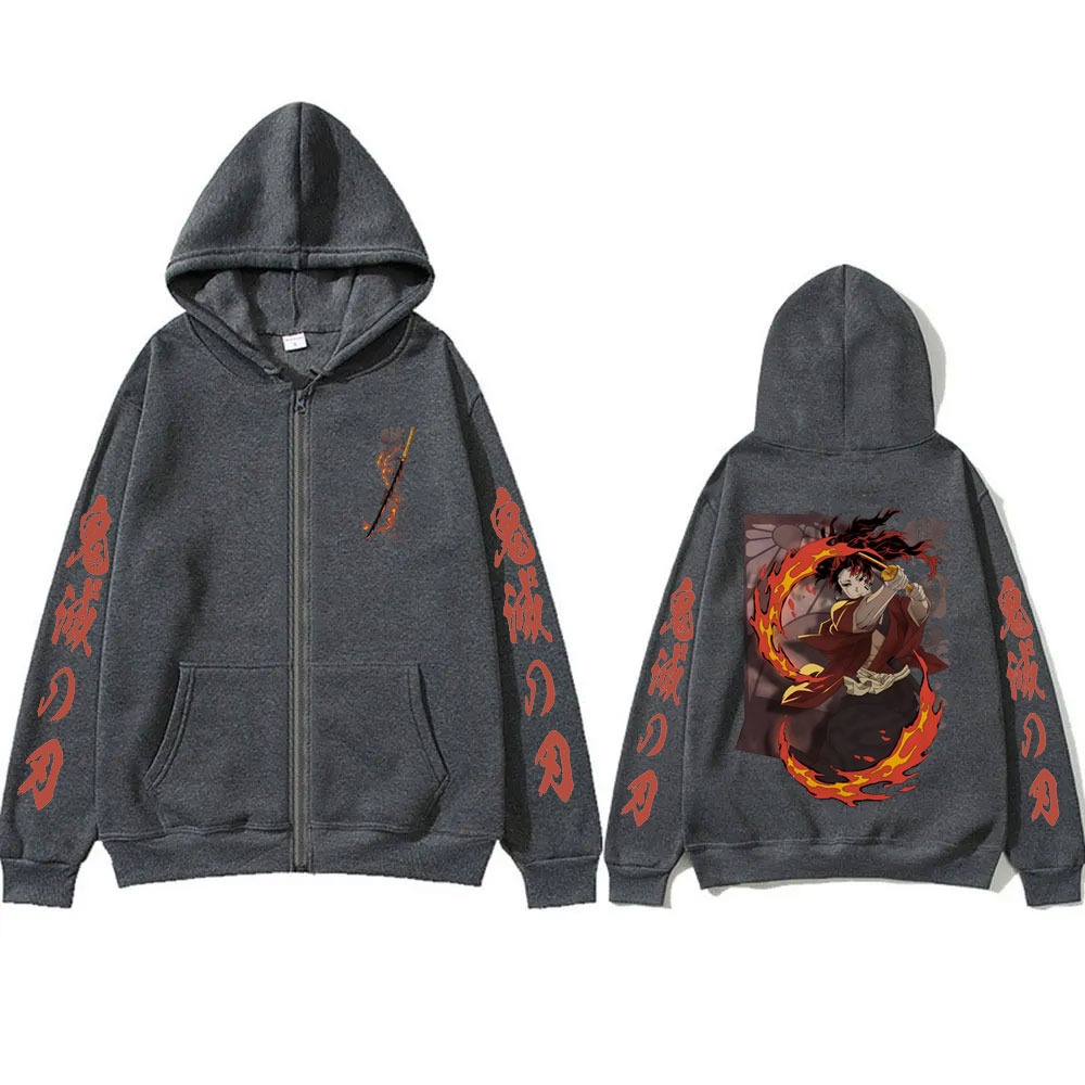 New Demon Slayer Tsugikuni Yor - Women'S Fashion Zip Hoodie 리뷰 및 가격