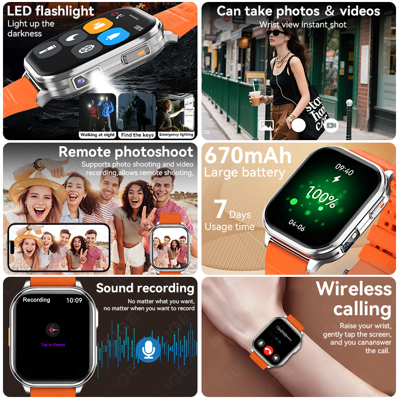 LIGE 2026 Camera Smart Watch M - Women Fashion Video 리뷰 및 가격
