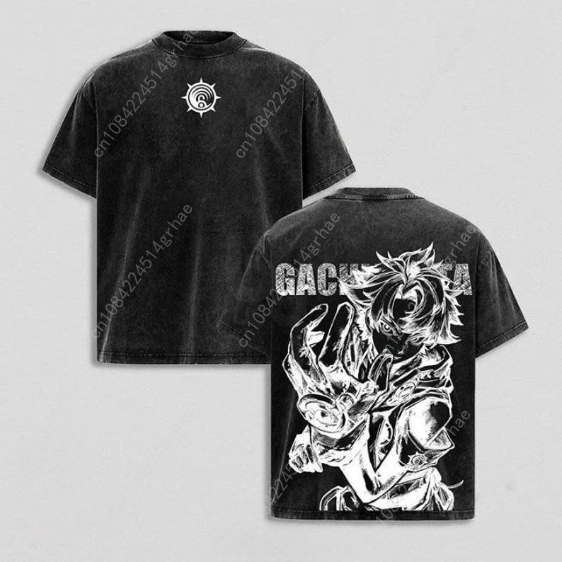 Gachiakuta Vintage Anime Washe - Women'S Fashion Graphic Tees 리뷰 및 가격