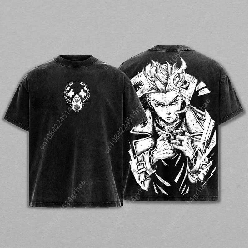 Gachiakuta Vintage Anime Washe - Women'S Fashion Graphic Tees 리뷰 및 가격
