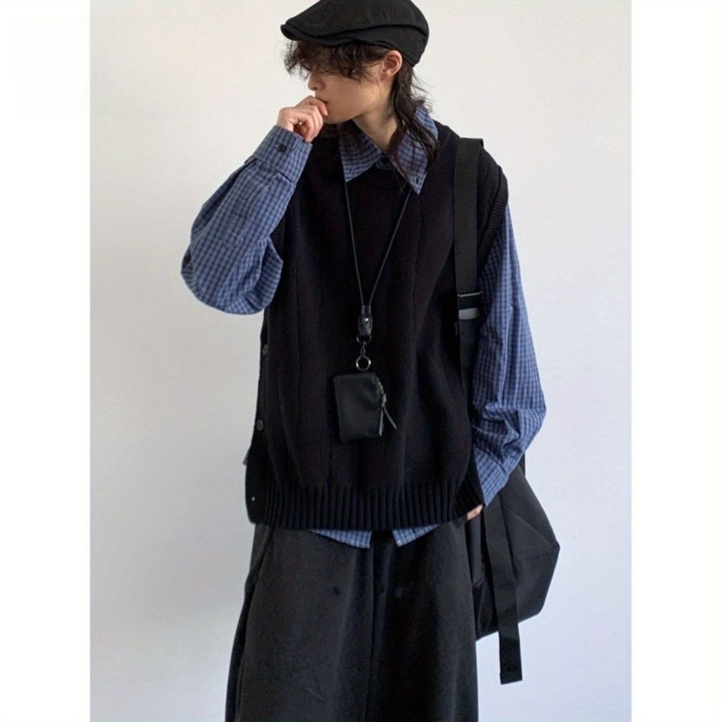 Bla Knitted Vest Set for Men A - Knitted Vest Women 리뷰 및 가격