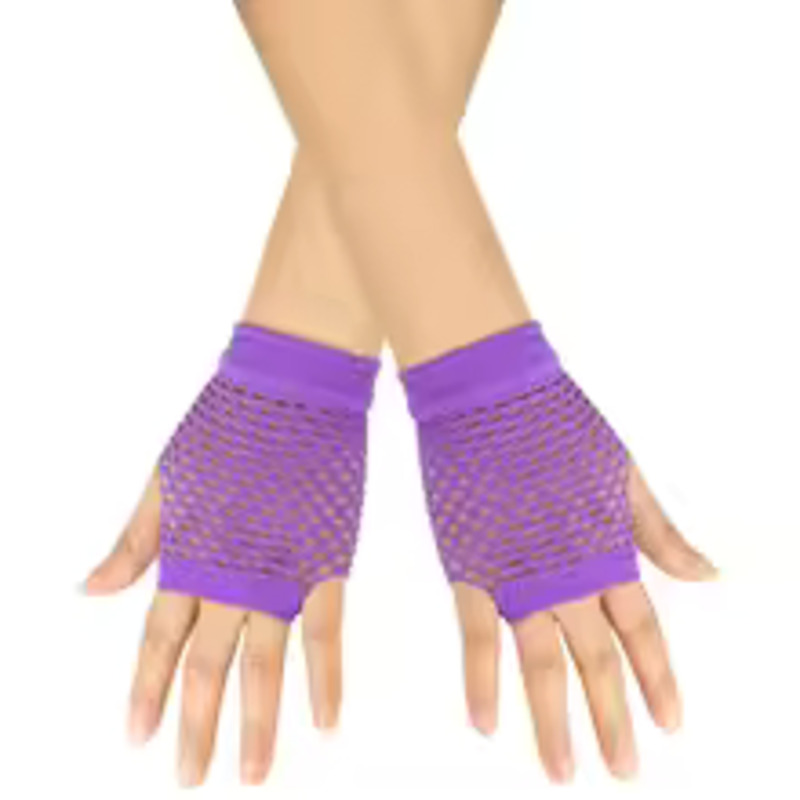 1Pair Short Fishnet Net Gloves - Women'S Fashion Vogue 리뷰 및 가격