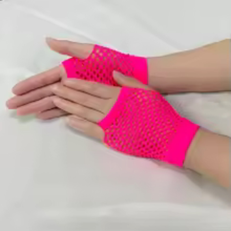 1Pair Short Fishnet Net Gloves - Women'S Fashion Vogue 리뷰 및 가격
