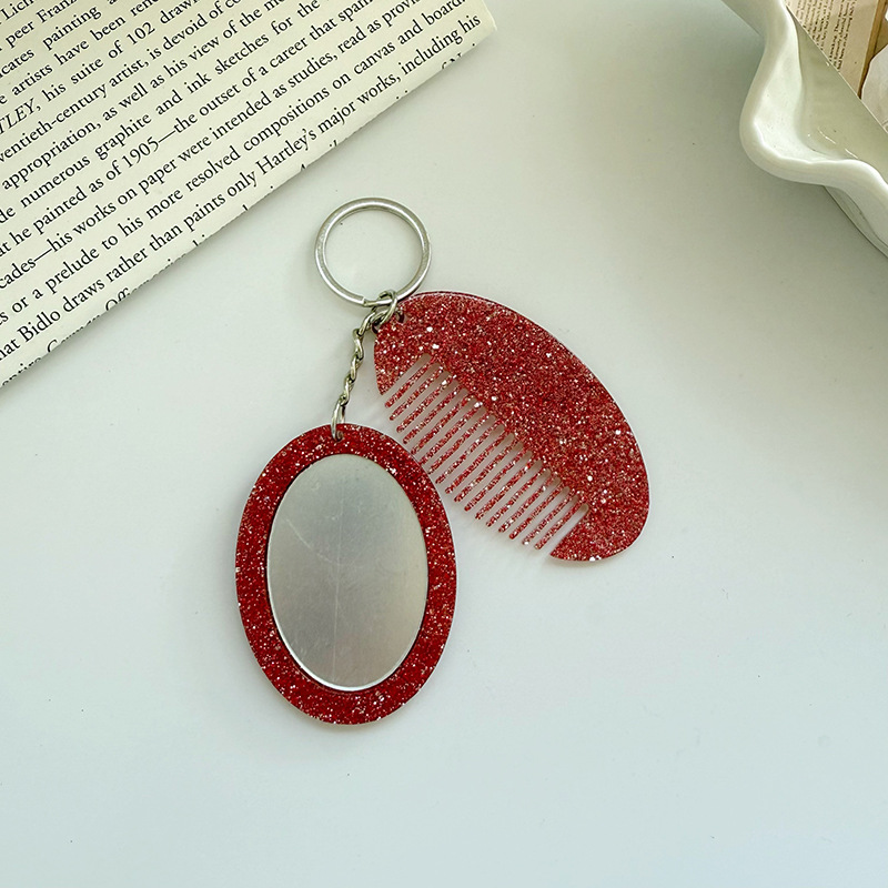 Oval Comb Mirror Keychain Pend - Women'S Ysl Fashion 리뷰 및 가격