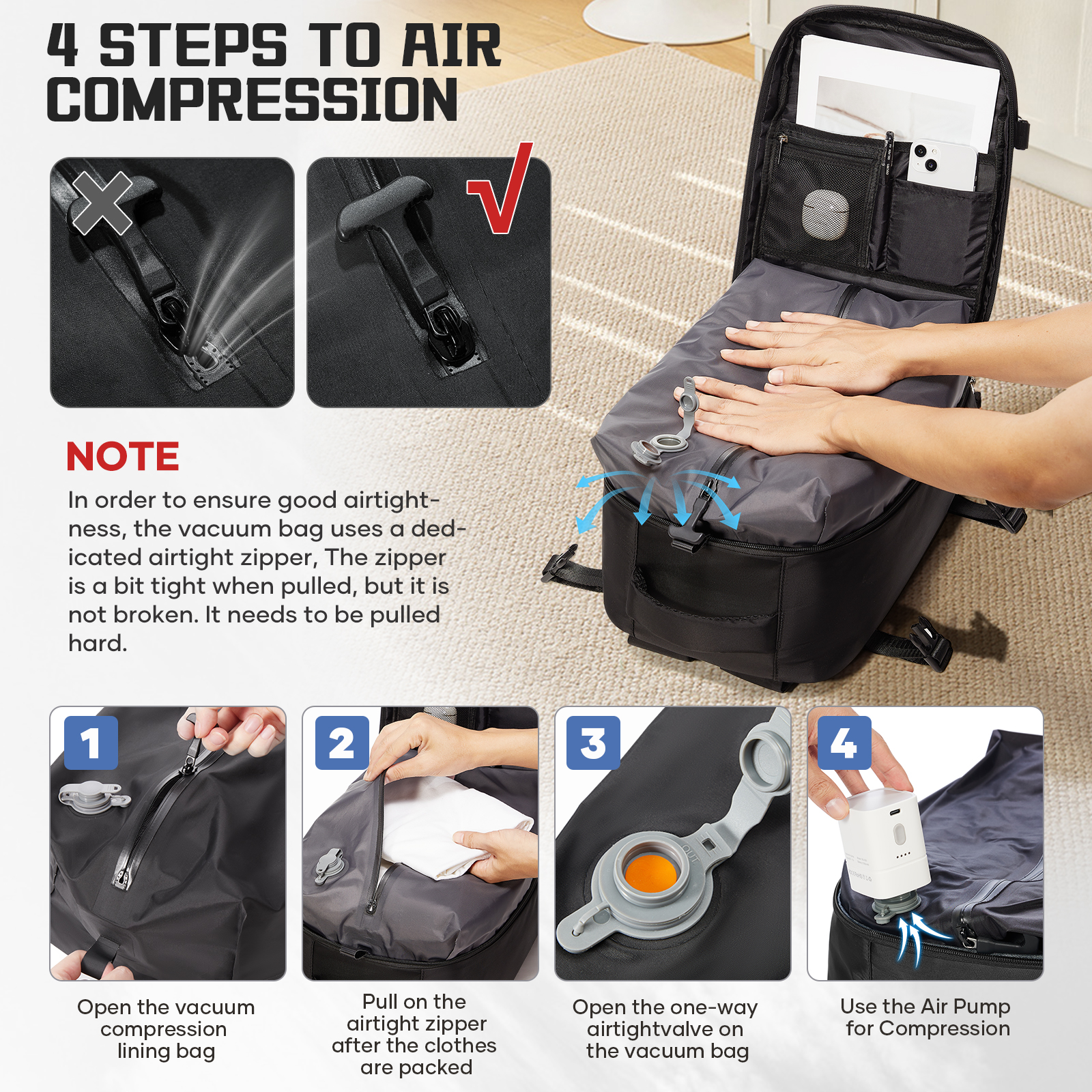 Women Backpack Vacuum Backpack - Women'S Fashion Trends 리뷰 및 가격