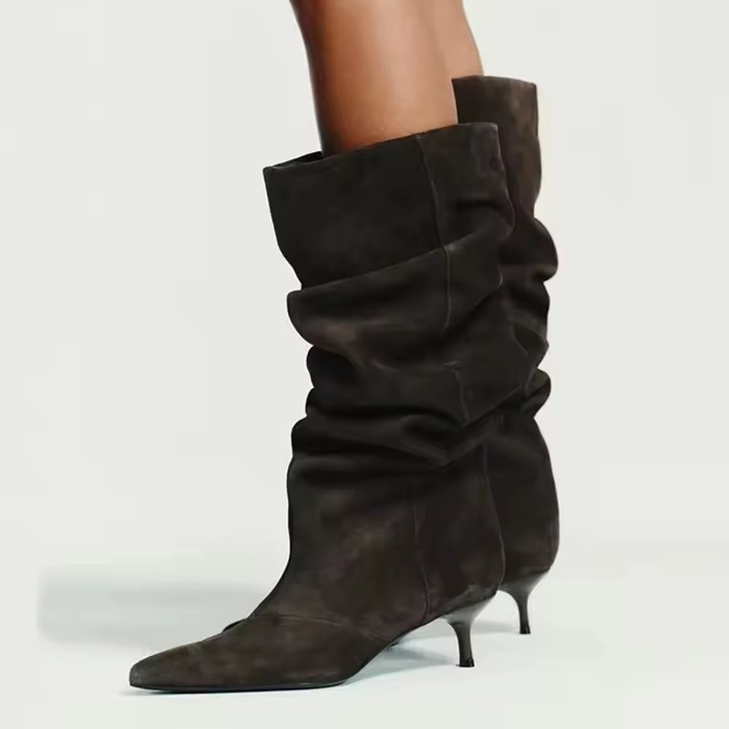 Liyke Runway Fashion Pleated S - Winter Fashion Women Boots 리뷰 및 가격