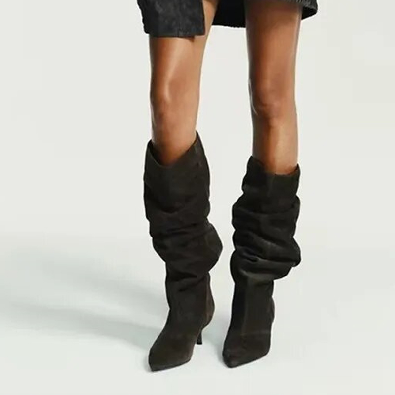 Liyke Runway Fashion Pleated S - Winter Fashion Women Boots 리뷰 및 가격