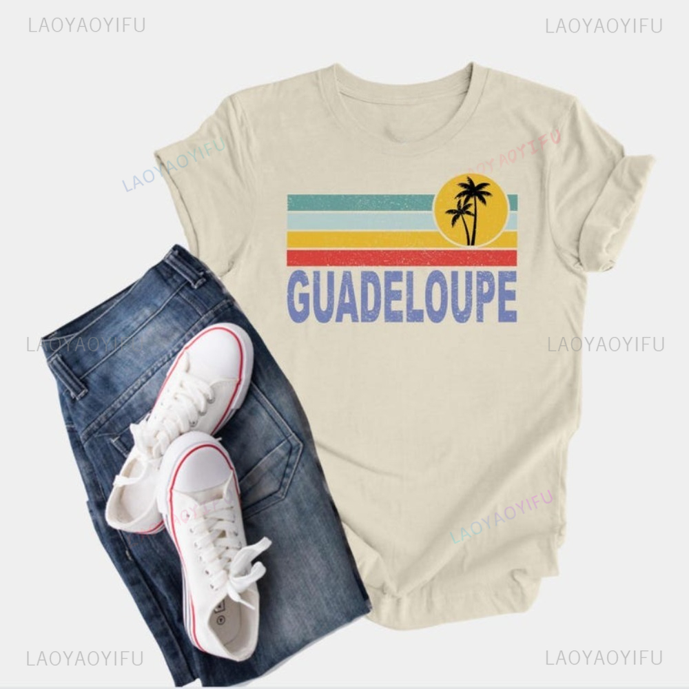 Guadeloupe Graphic Printed Hol - Women'S Fashion Graphic Tees 리뷰 및 가격