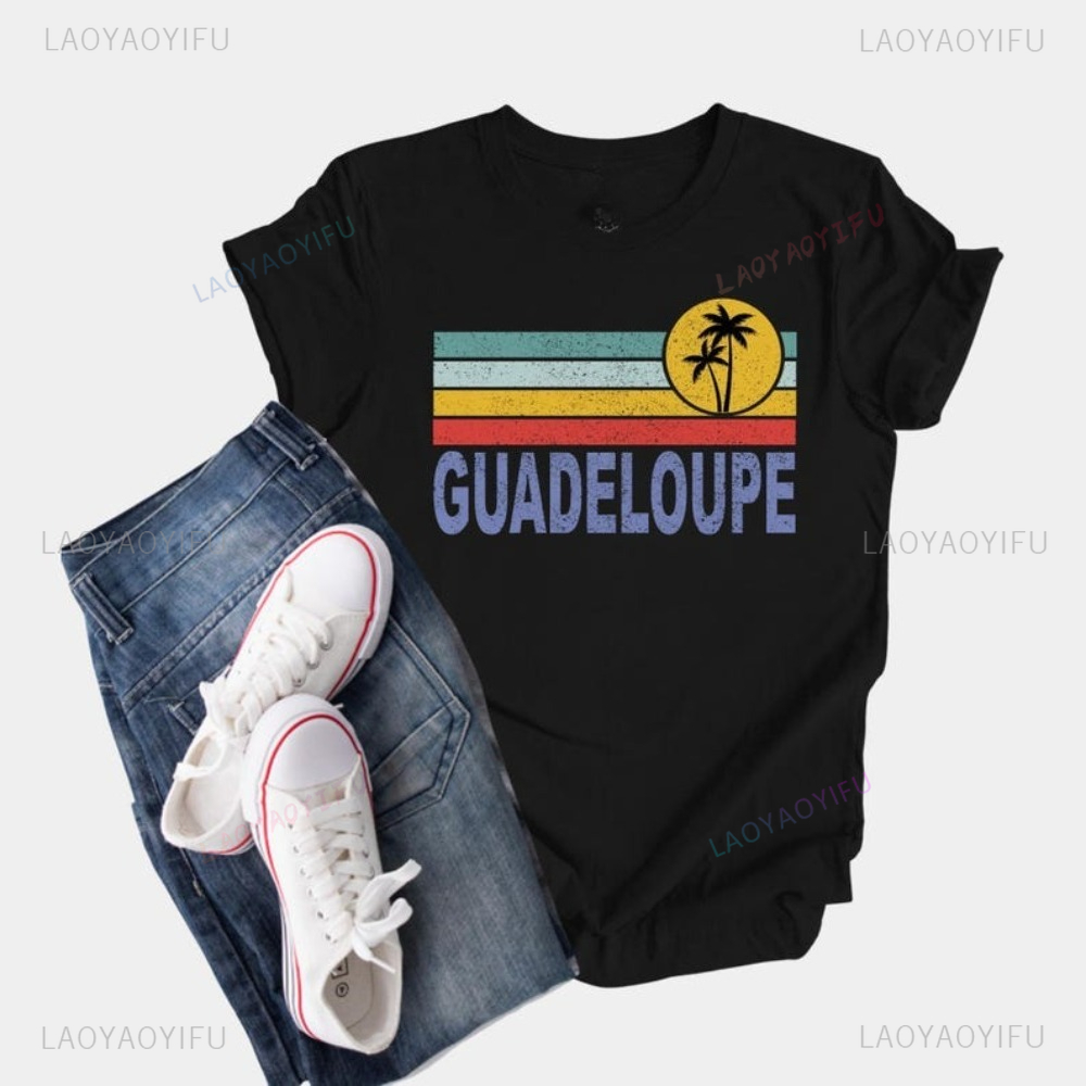 Guadeloupe Graphic Printed Hol - Women'S Fashion Graphic Tees 리뷰 및 가격